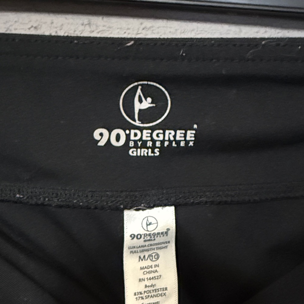 90 Degree By Reflex Black Leggings Set - Picture 2 of 4